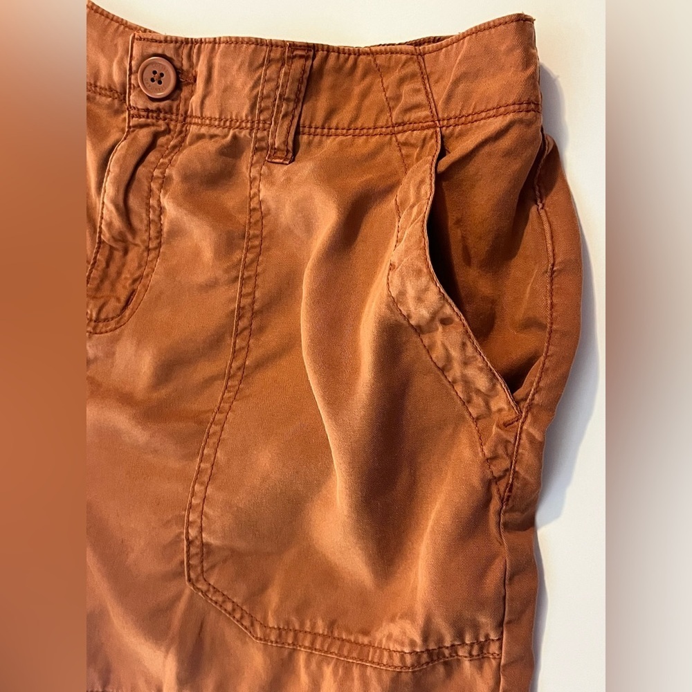 Social Standard by Sanctuary Women's Orange Casual Fortune Shorts Size Small - Picture 7 of 14